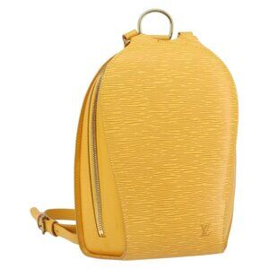 LOUIS VUITTON Epi Mabillon Backpack Yellow